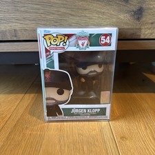 Funko Pop! Figura de fútbol americano de vinilo Jurgen Klopp Liverpool FC #54 + protector