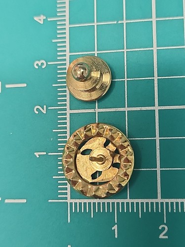 Spilla da bavero vintage massonica rito scozzese tono oro - Foto 13 di 14