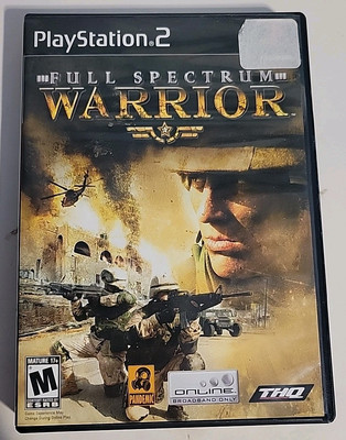 Full Spectrum Warriors PS2 Complete FREE LETTERMAIL SHIPPING WITHIN CANADA EUC