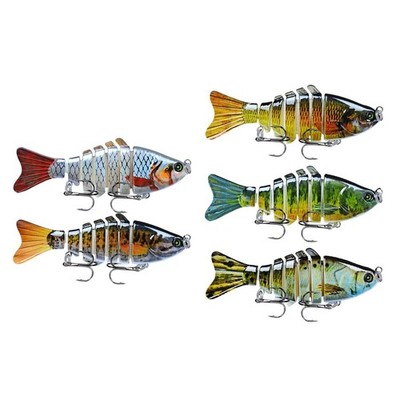 Lebensechte Angelköder Crankbait Bass Lures mit Haken, Angelgerät  3,9 Zoll