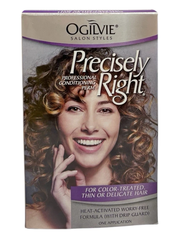(2) OGILVIE Precisely Right At Home PERM for Color Treated Thin Or Delicate Hair - Image 2 of 4