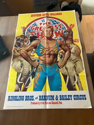 Poster Gunther Gebel-Williams 1981 - Circus Ringling Bros.-Barnum & Bailey