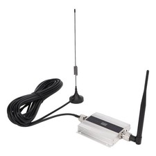 Silver Wireless Signal Repeater 4G Mobile Phone Amplifier for Home Office