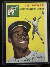 1954 Topps Vic Power Rookie #52