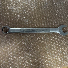 Vintage USA Craftsman -V- 44701, 3/4", 12 Point Combination Wrench USA, Vintage