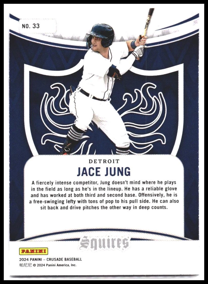2024 Panini Crusade #33 Jace Jung Squires - Image 2 of 2