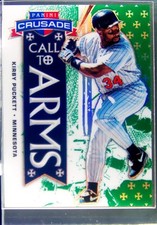 2025 Panini Crusade Kirby Puckett /249 #2 Twins Call to Arms Green