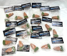 20 NOS, Vintage, Macrame, Wooden CARROT Beads Never Used 
