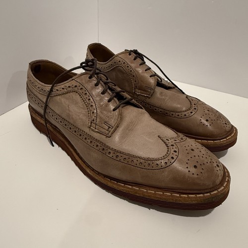 Zapatos de vestir ALLEN EDMONDS para hombre de cuero marrón punta de ala larga Oxford talla 10,5 D - Imagen 4 de 12