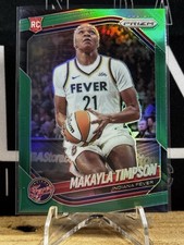 2025 Panini Prizm WNBA - Makayla Timpson #14 Green Prizm (RC) SP Indiana Fever