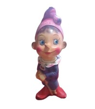 Vintage Very Exclusive Soviet Buratino Pinocchio USSR Rubber Toy 1970s 80s
