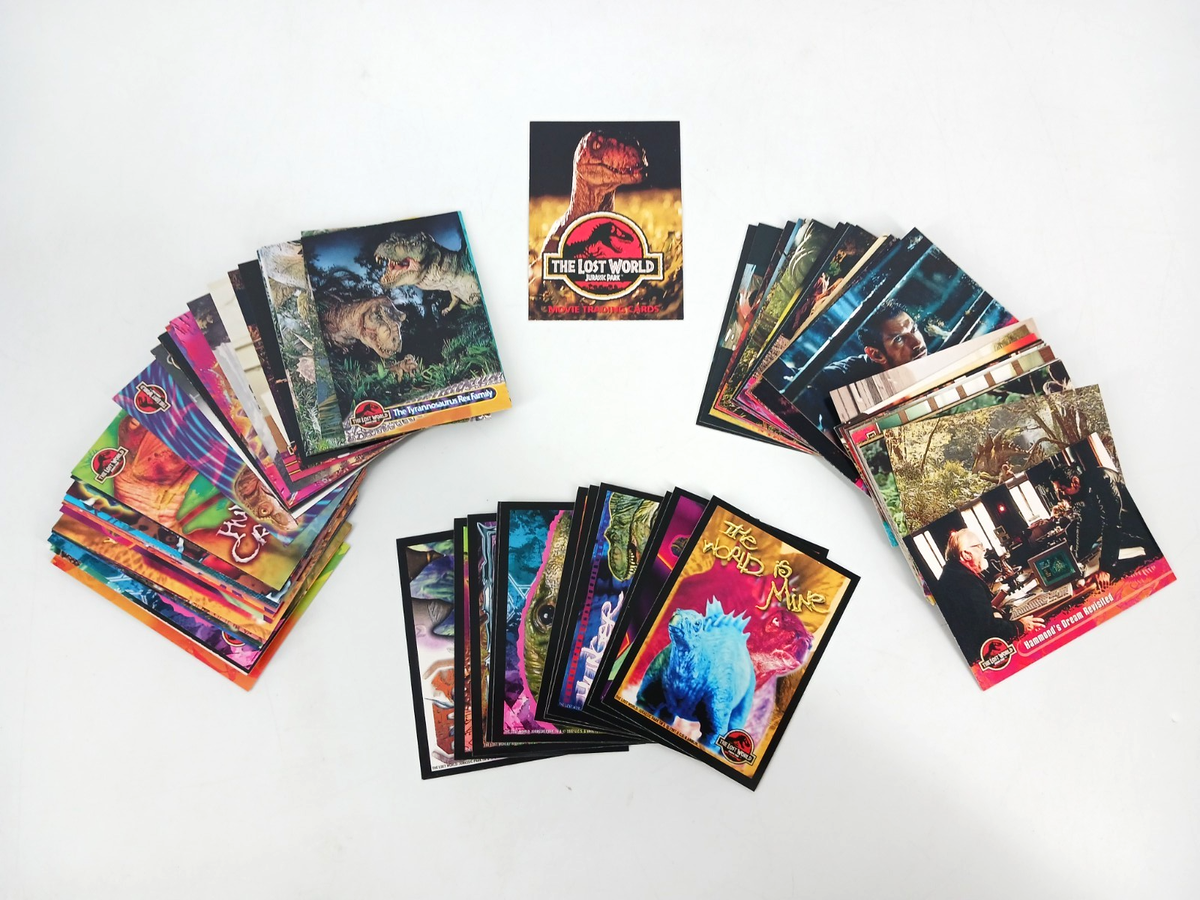 Topps Jurassic Park The Lost World Complete Set 72 Cards w 11