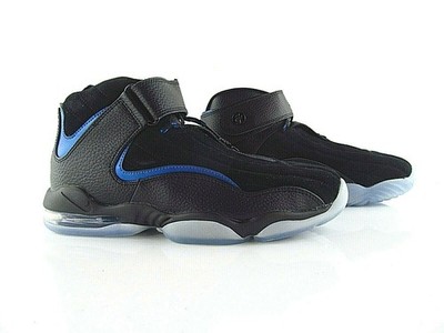 Nike Air Penny IV 4 Black Blue Hardaway 864018 001 US_9 UK_8 Eur_42.5