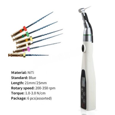 Dental 16:1 Endo Motor LED Contra Angle Root Canal / Endodontic Rotary Files dp
