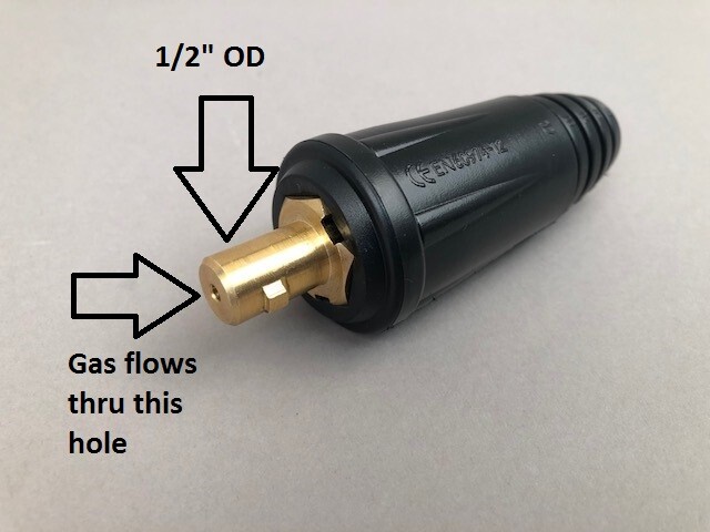 HTP Tig Torch Dinse Adapter fits Miller Synrowave 180 SD 200 210