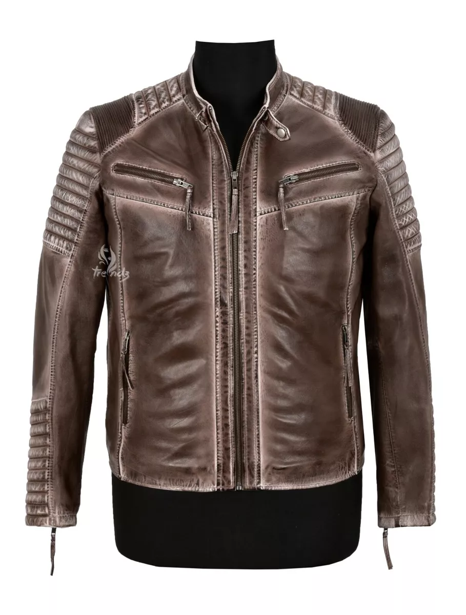 Mens leather jackets clearance ebay