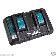 Makita DC18RD Dual Port 14.4-18V Rapid Battery Charger USB 2 BL1830 1840 1850