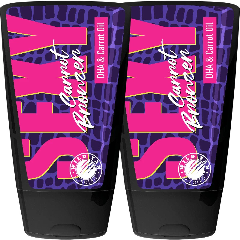 WILD TAN SEXY CAROT BRONZER (2x 125ml=250ml) Solarium Abbronzante Cosmetici