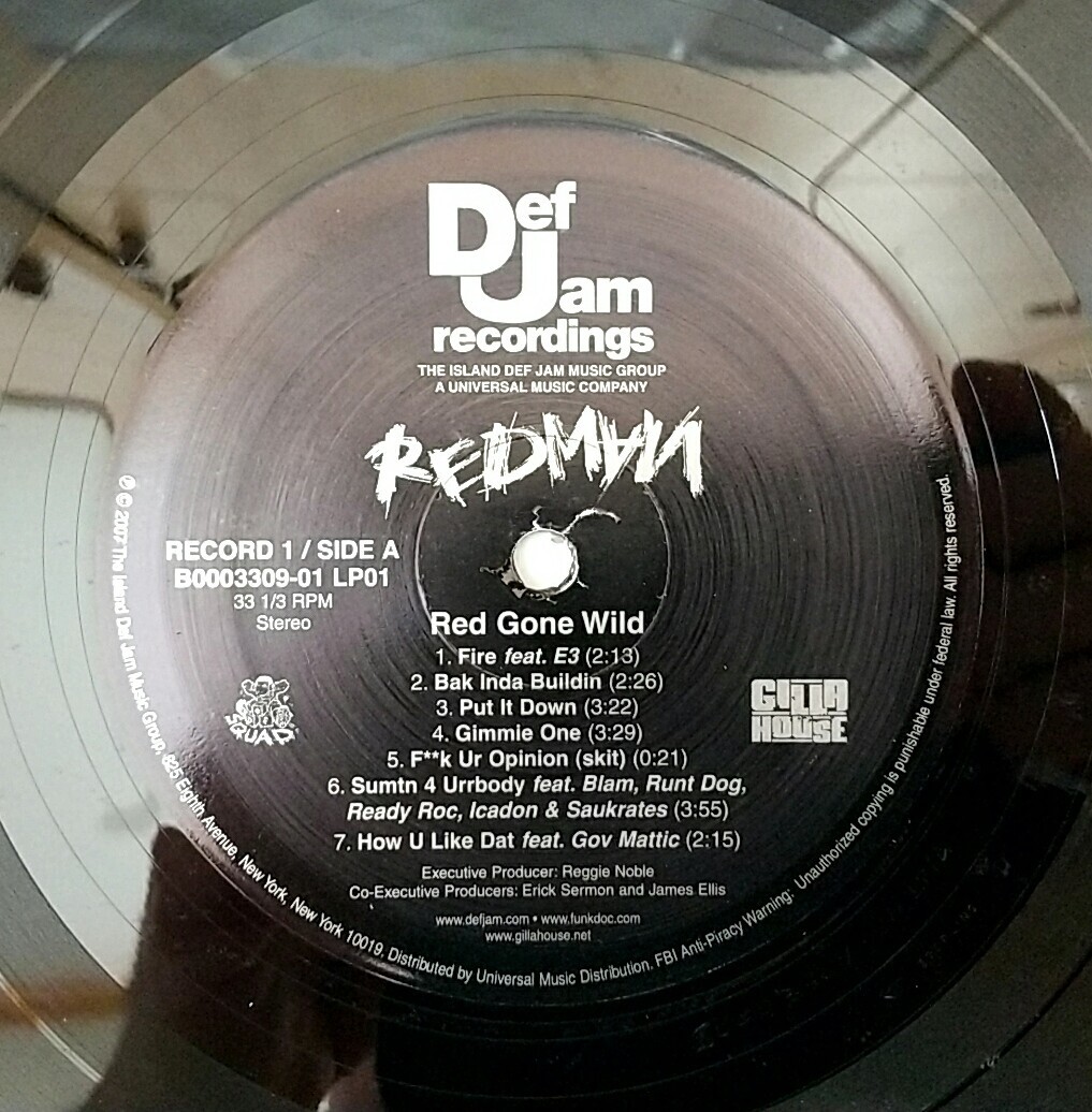 LP) Redman - Red Gone Wild: Thee Album, US OG Press