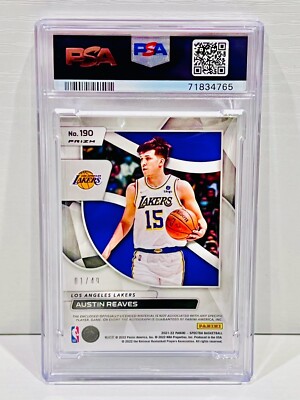 Austin Reaves 2021-22 Panini Spectra Interstellar Rookie RC auto 