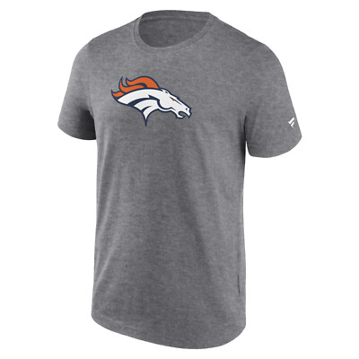 NFL T-Shirt Denver Broncos Graphic Primary Logo Football Shirt grau