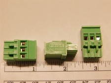 5 Phoenix Contact MVSTBR 2,5/3-ST-5,08 / 1792252 Vert. PCB 3P 12A Plug Connector
