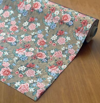 Kork Rollenware ROSEN Stärke 0,40mm Breite 65cm Meterware Länge wählbar 