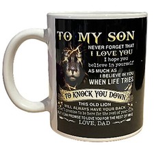 Gifts For Son From Dad To My Son Mug For Son Loving Fathers Gifts For Christmas