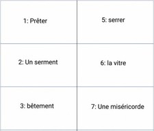 100 UNIQUE French Flash Cards with French definitions and English words