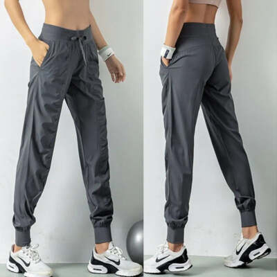 Running Sport Joggers Womens Quick Dry Athletic Gym Fitness Sweatpants  UK