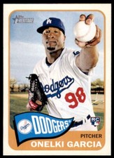 2014 Topps Heritage High Number #H530 Onelki Garcia RC Los Angeles Dodgers