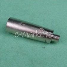 New XLR Male to RCA Female Jack Adaptor Connector