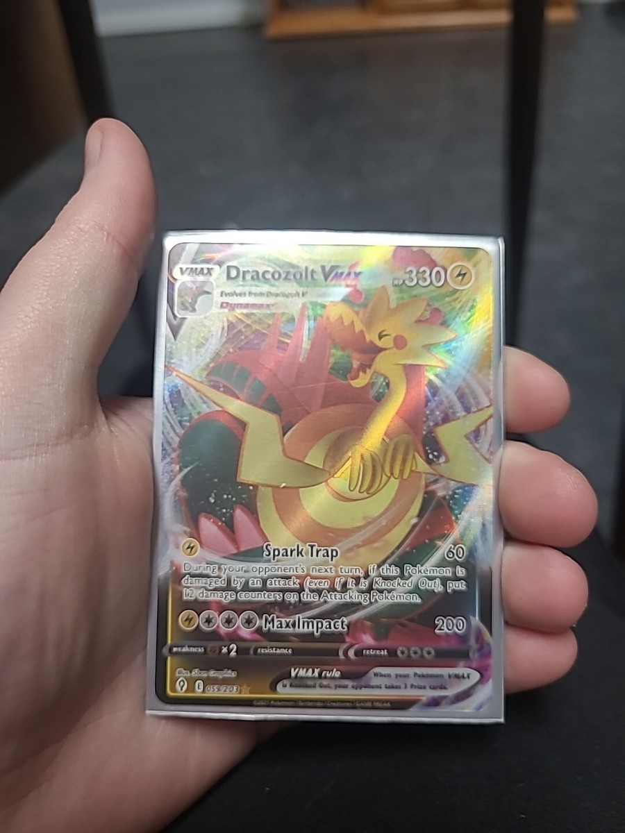 Pokmon TCG Dracozolt VMAX Evolving Skies 059/203 Holo Ultra Rare Pokmon TCG Dracozolt VMAX Evolving Skies 059/203 Holo Ultra Rare