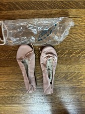 NIB LA STRADA child  s ballet slippers pink size 3 1/2