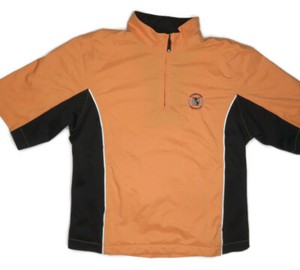 FootJoy DryJoy Womens Jacket Sz Small Golf 1/4 Zip Orange Pullover Short Sleeve | eBay