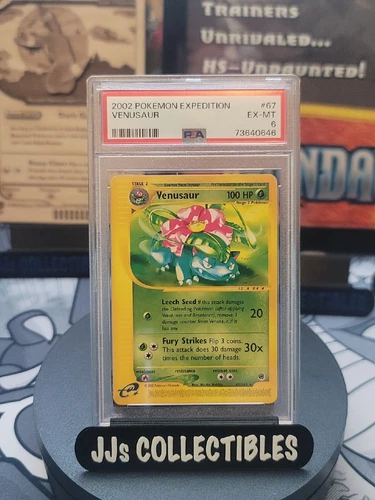 Pokemon 2002 Venusaur Expedition 67/165 PSA 6 CGC BGS