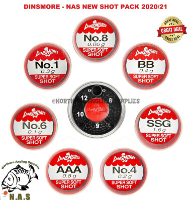 Dinsmores Super Soft Minen X 7 & 4 Wege Micro Shot Mega Angebot Pack Angeln Karpfen