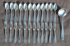 Alfenide Christofle Ménagère ( 25 pièces ) en métal argenté modèle América