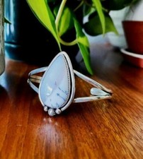 Dendrite Opal Handmade Sizable Ring 925 Sterling Silver Wedding Vintage Ring