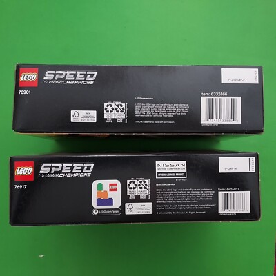LOT OF 2 LEGO SPEED CHAMPIONS-#76917 NISSAN SKYLINE GT-R & #76901