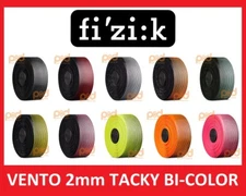 Fizik Light Vento Handle Bar Tape 2mm TACKY Bi-Color Black Red Bianchi Green