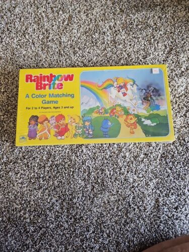 Vintage Rainbow Brite Color Matching Board Game 1983 Board Game Sealed Unused! - Picture 1 of 19