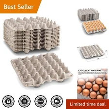 Sturdy & Reusable Egg Cartons - 30 Egg Capacity, Ideal for Crafts & Insects