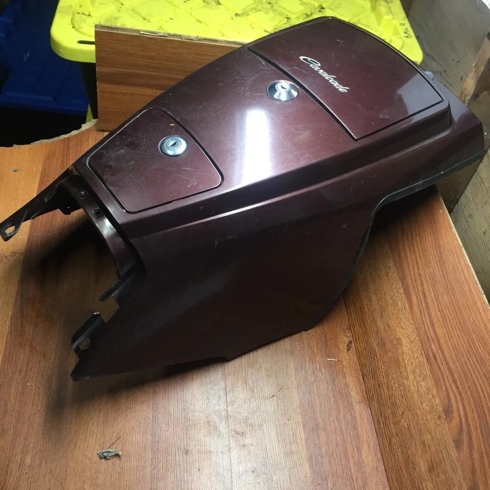 1986 SUZUKI Cavalcade GV 1400 GD Faux Gas Tank Radio Cover Faring Burgundy B30 - Image 2 of 4