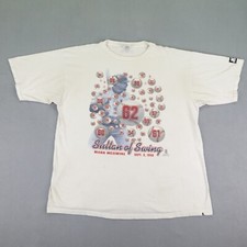 Vintage Mark McGwire Shirt Mens XL White Starter Sultan Of Swing MLBPA 90s 