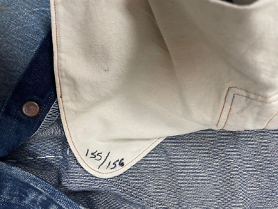 Levis Vintage Clothing LVC 2 1891-1901 Spur Bites 501 Levi Denim