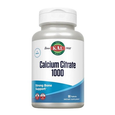 Calcium Citrate 1000 90 Tabs 333 Mg by Kal