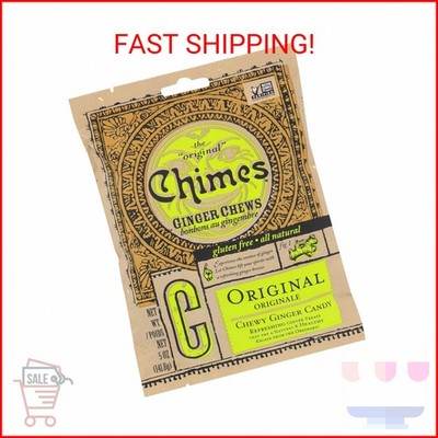 Chimes Ginger Chews, Original, 5 Ounce (Pack of 1)