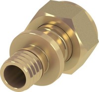 "Teceflex Verschraubung 20Mmx1\" Ig Flachdichtend Rotguss"