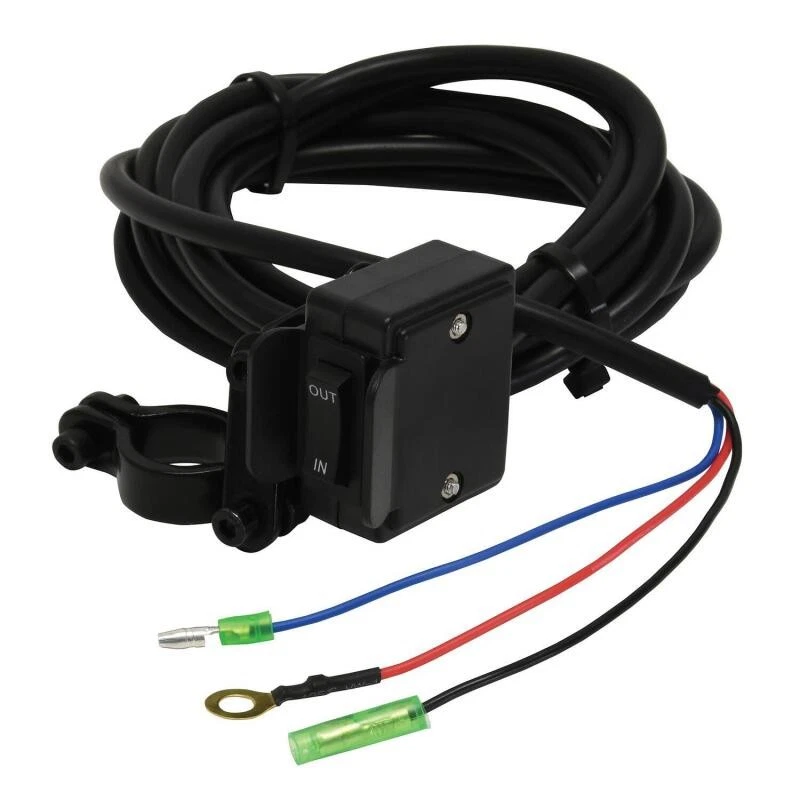 Superwinch 2500 LBS 12V DC 3/16in x 40ft Steel Rope Terra 2500 Winch - Gray Wrin - Image 3 of 4